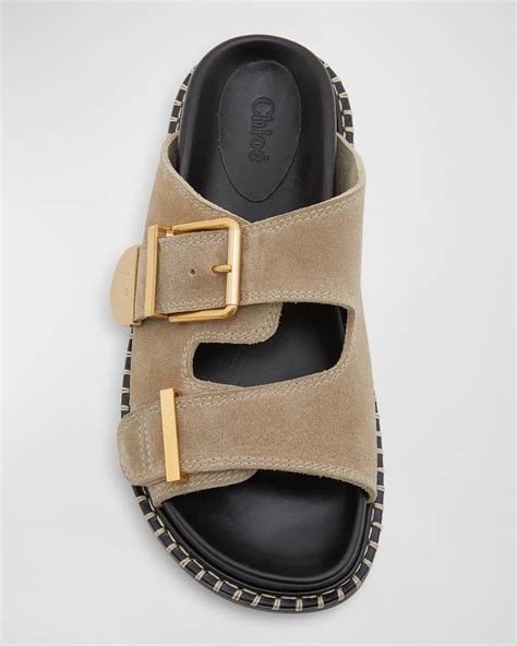 chloe rebecca sliding sandals.